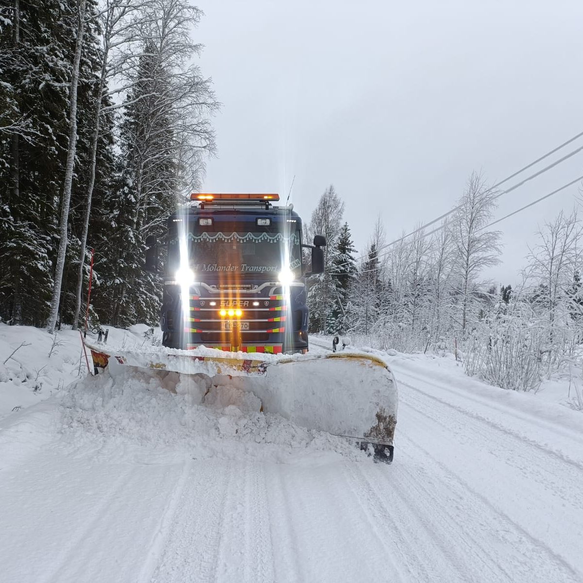 Snöröjning, snöplog